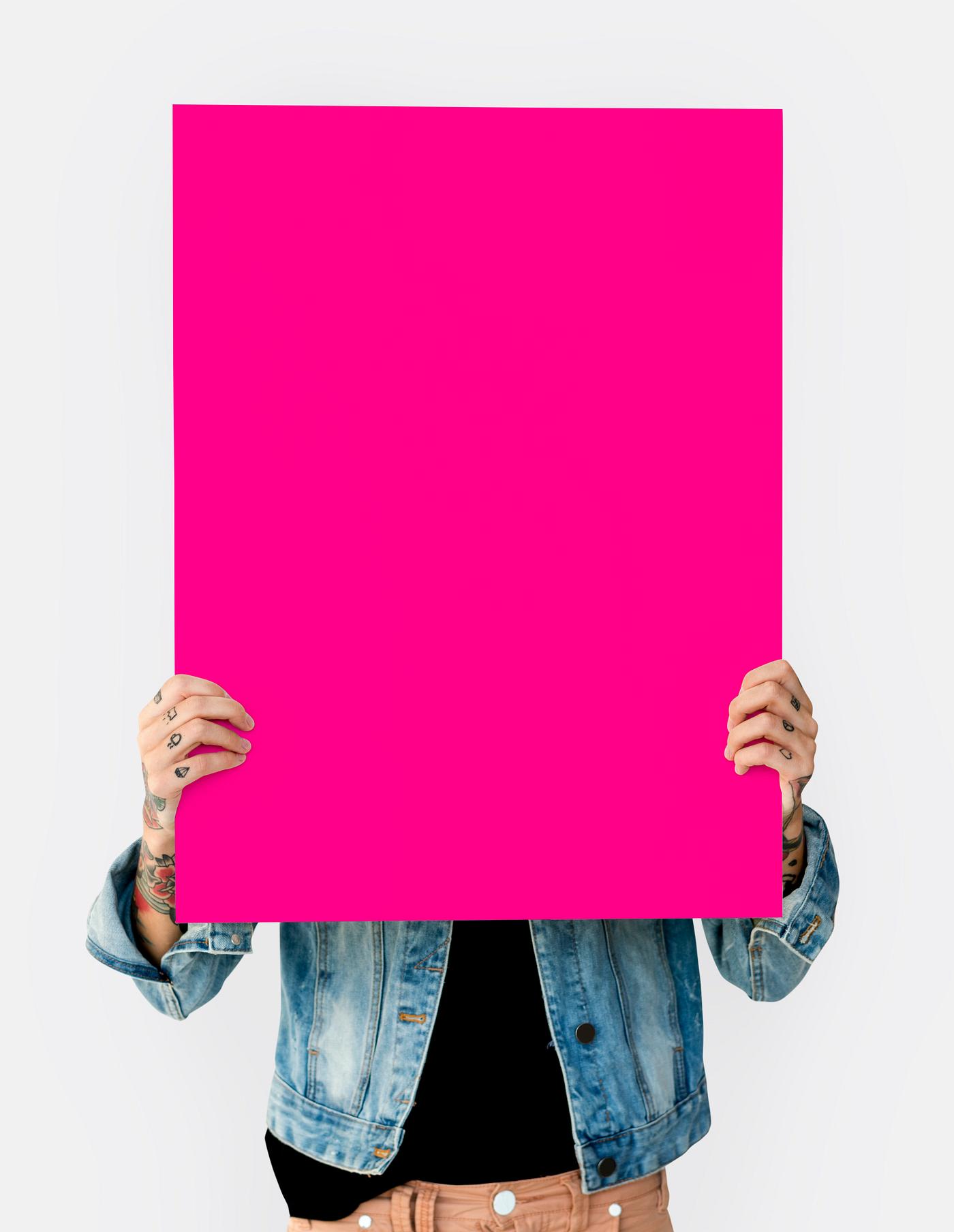 studio, copy space, person, holding, isolated on white, people, placard, cover, girl, woman, casual, pink, tattoo, banner,... studio, copy space, person, holding, isolated on white, people, placard, cover, girl, woman, casual, pink, tattoo, banner,...