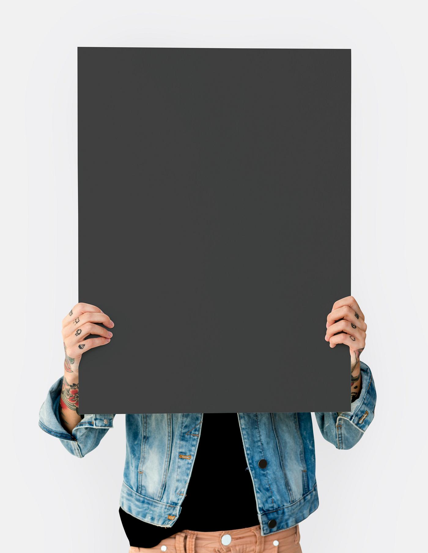 studio, copy space, person, holding, isolated on white, people, placard, cover, girl, woman, casual, grey, tattoo, banner,... studio, copy space, person, holding, isolated on white, people, placard, cover, girl, woman, casual, grey, tattoo, banner,...