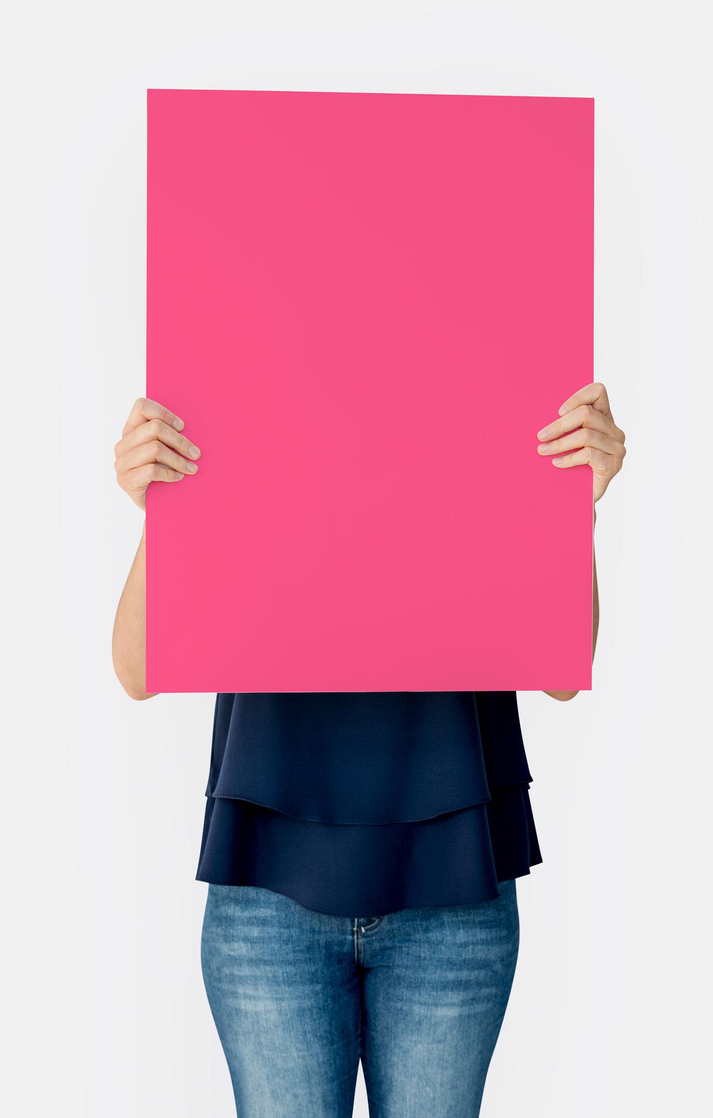 studio, copy space, person, holding, isolated on white, people, placard, cover, girl, woman, casual, pink, banner, isolated... studio, copy space, person, holding, isolated on white, people, placard, cover, girl, woman, casual, pink, banner, isolated...