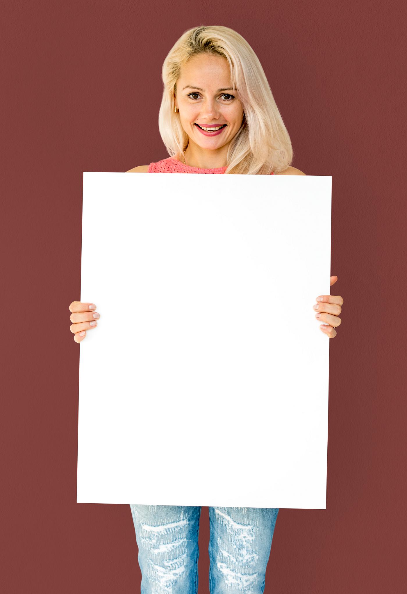 adult, advertising, alone, background, banner, beautiful, blank, board, casual, caucasian, copy space, empty, female,... adult, advertising, alone, background, banner, beautiful, blank, board, casual, caucasian, copy space, empty, female,...