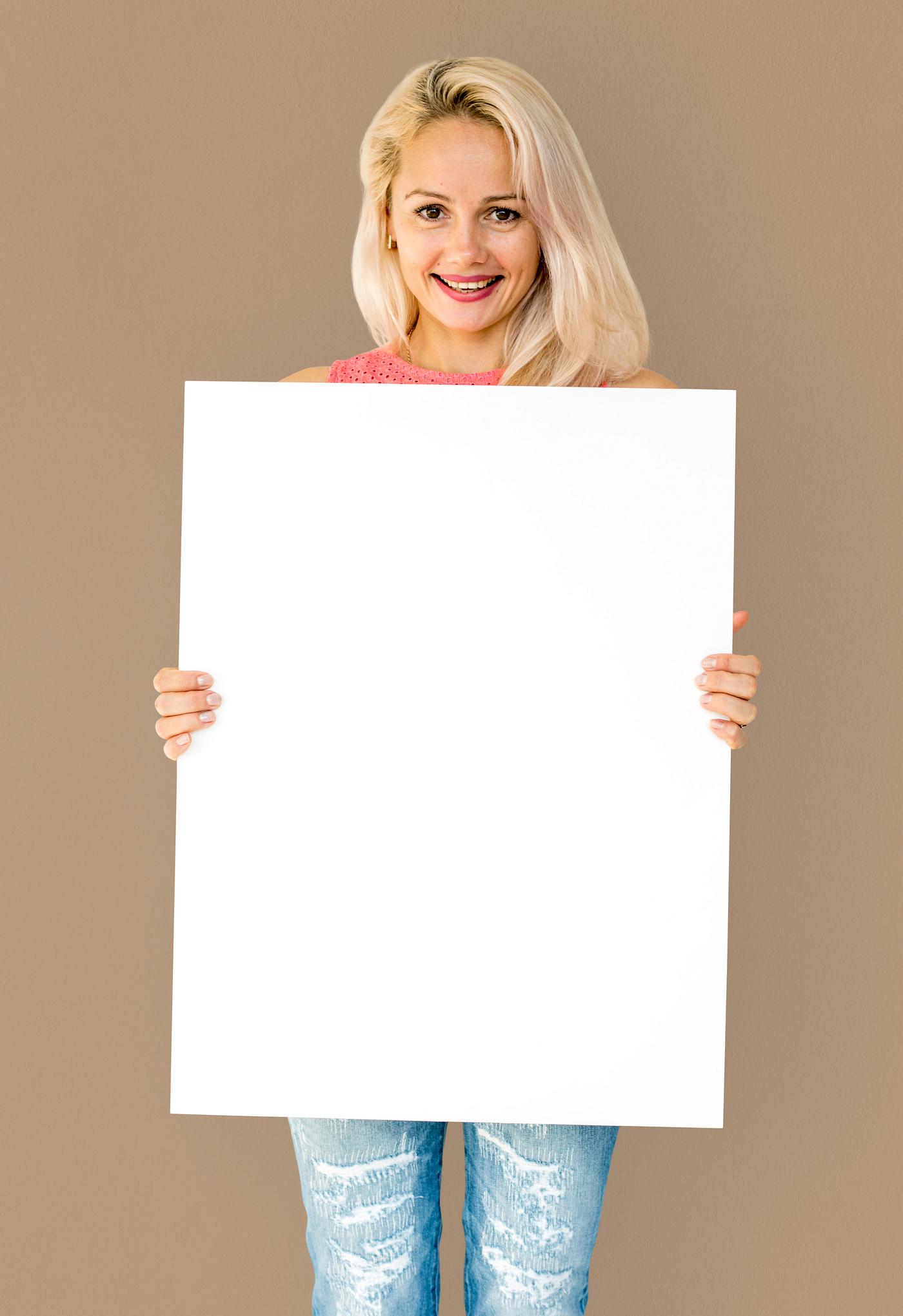 adult, advertising, alone, background, banner, beautiful, blank, board, casual, caucasian, copy space, empty, female,... adult, advertising, alone, background, banner, beautiful, blank, board, casual, caucasian, copy space, empty, female,...
