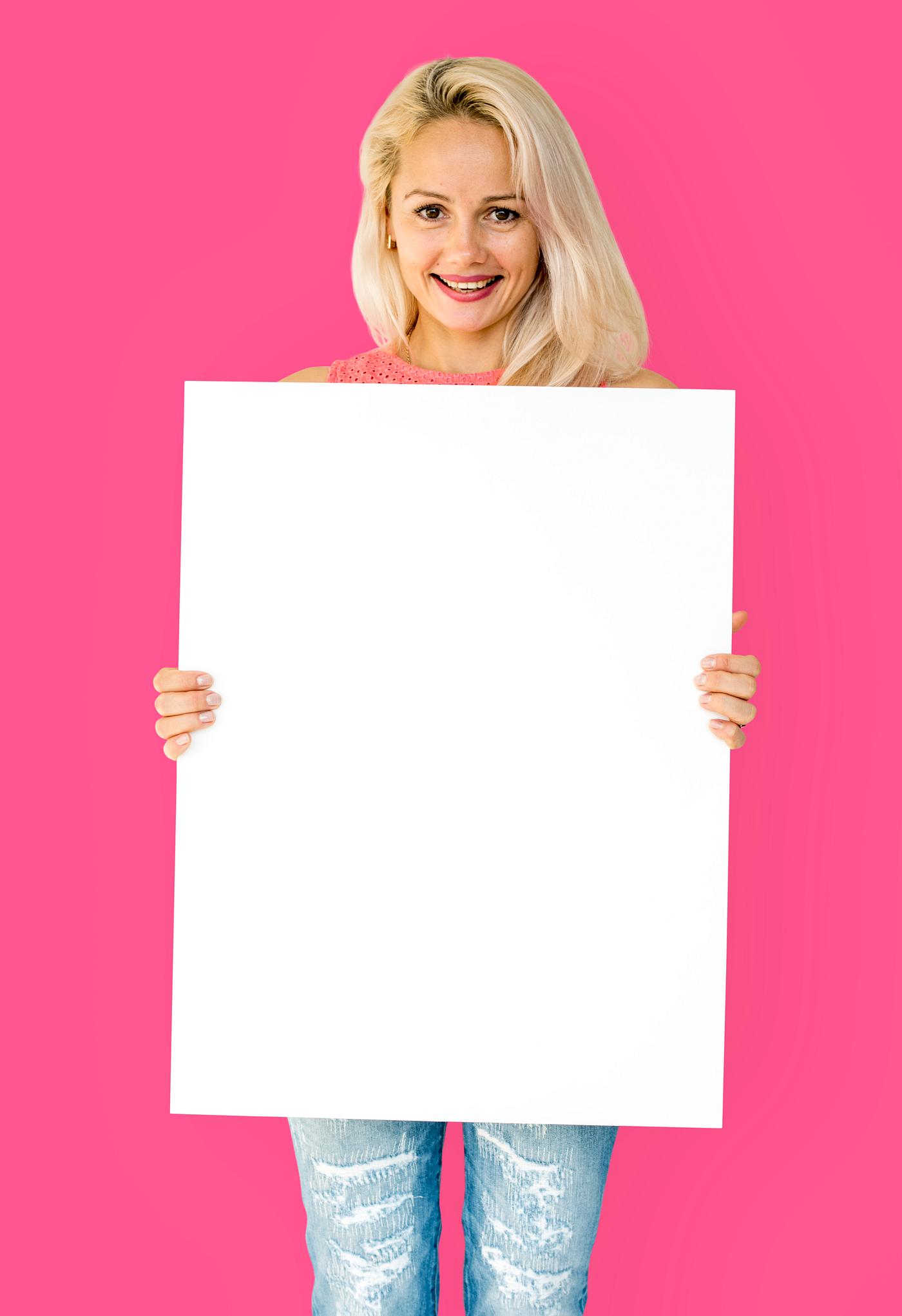 adult, advertising, alone, background, banner, beautiful, blank, board, casual, caucasian, copy space, empty, female,... adult, advertising, alone, background, banner, beautiful, blank, board, casual, caucasian, copy space, empty, female,...