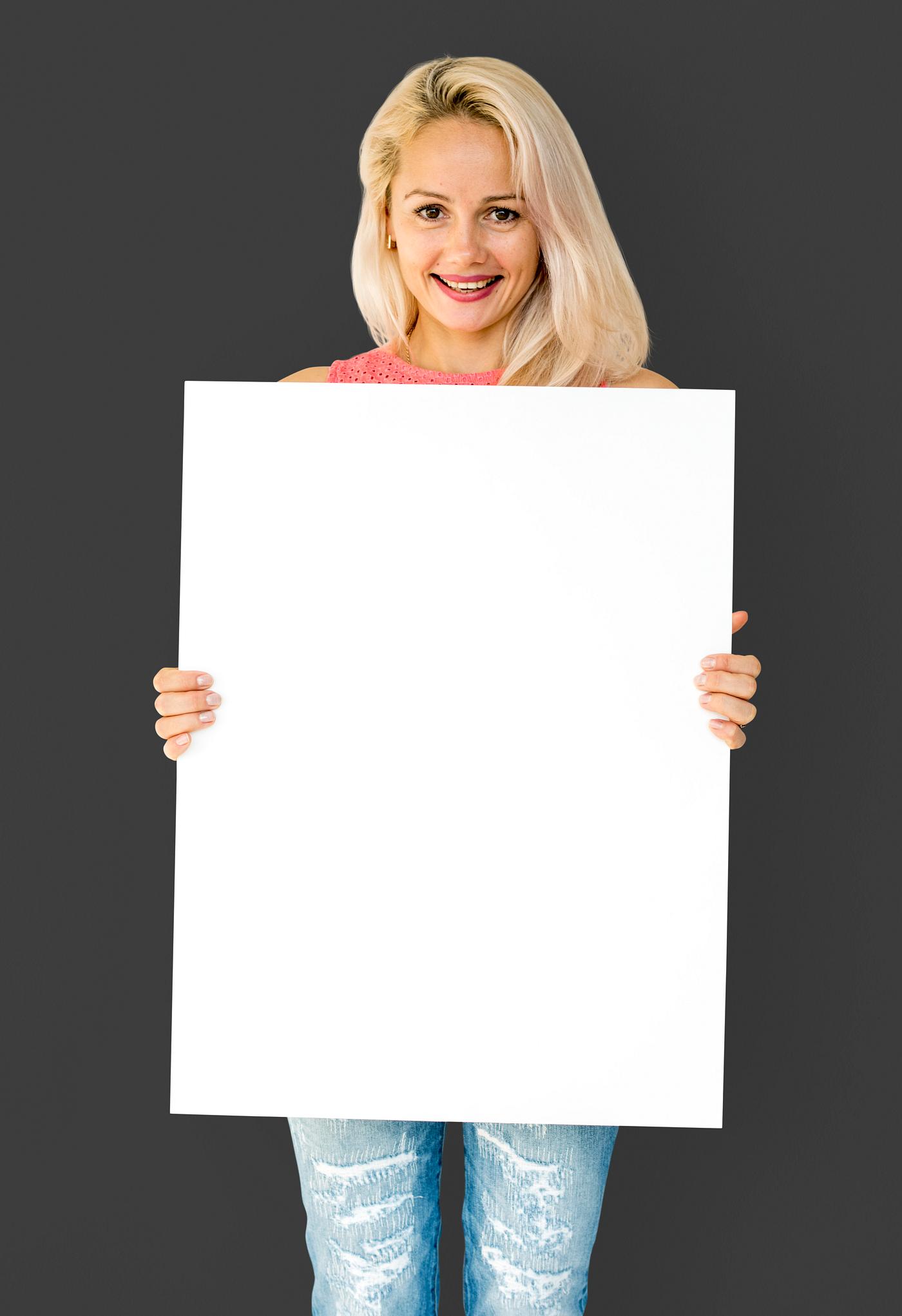 adult, advertising, alone, background, banner, beautiful, blank, board, casual, caucasian, copy space, empty, female,... adult, advertising, alone, background, banner, beautiful, blank, board, casual, caucasian, copy space, empty, female,...