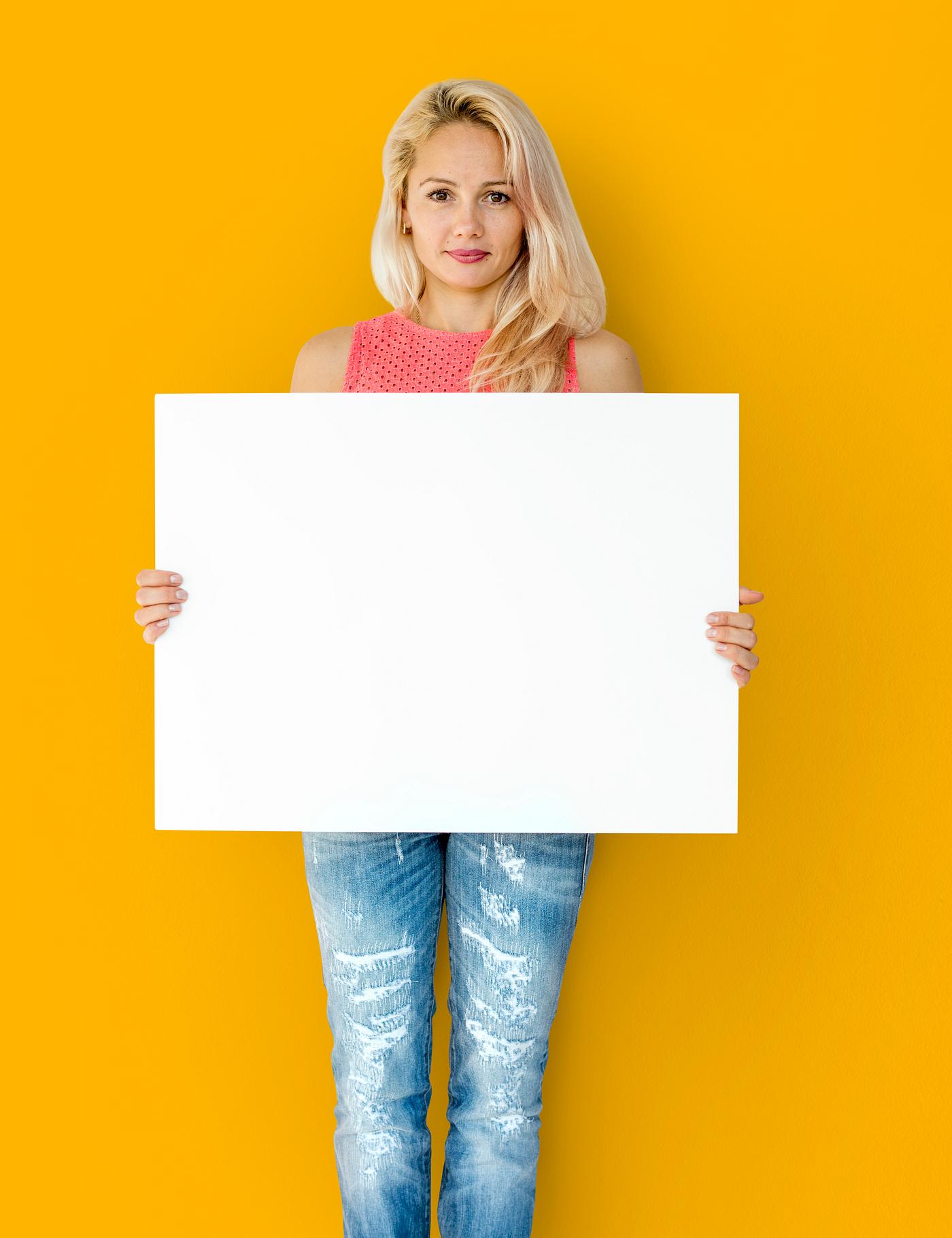 adult, advertising, alone, background, banner, beautiful, blank, board, casual, caucasian, copy space, empty, female,... adult, advertising, alone, background, banner, beautiful, blank, board, casual, caucasian, copy space, empty, female,...