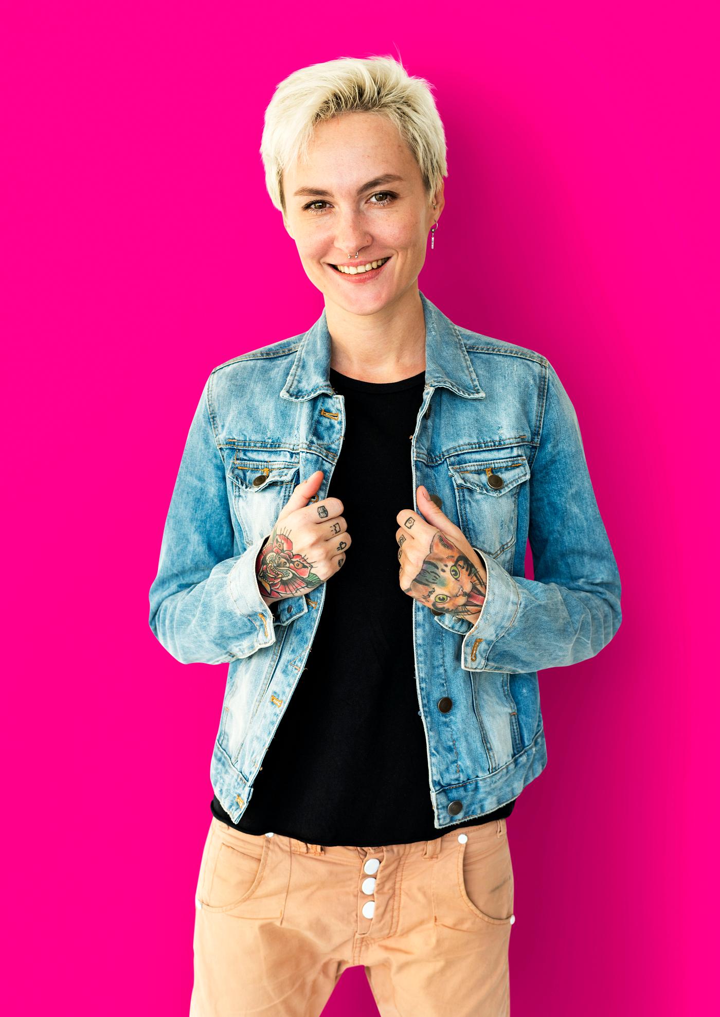 studio, model, person, people, race, caucasian, staring, style, solo, woman, lifestyle, casual, tattoo, jacket, isolated,... studio, model, person, people, race, caucasian, staring, style, solo, woman, lifestyle, casual, tattoo, jacket, isolated,...