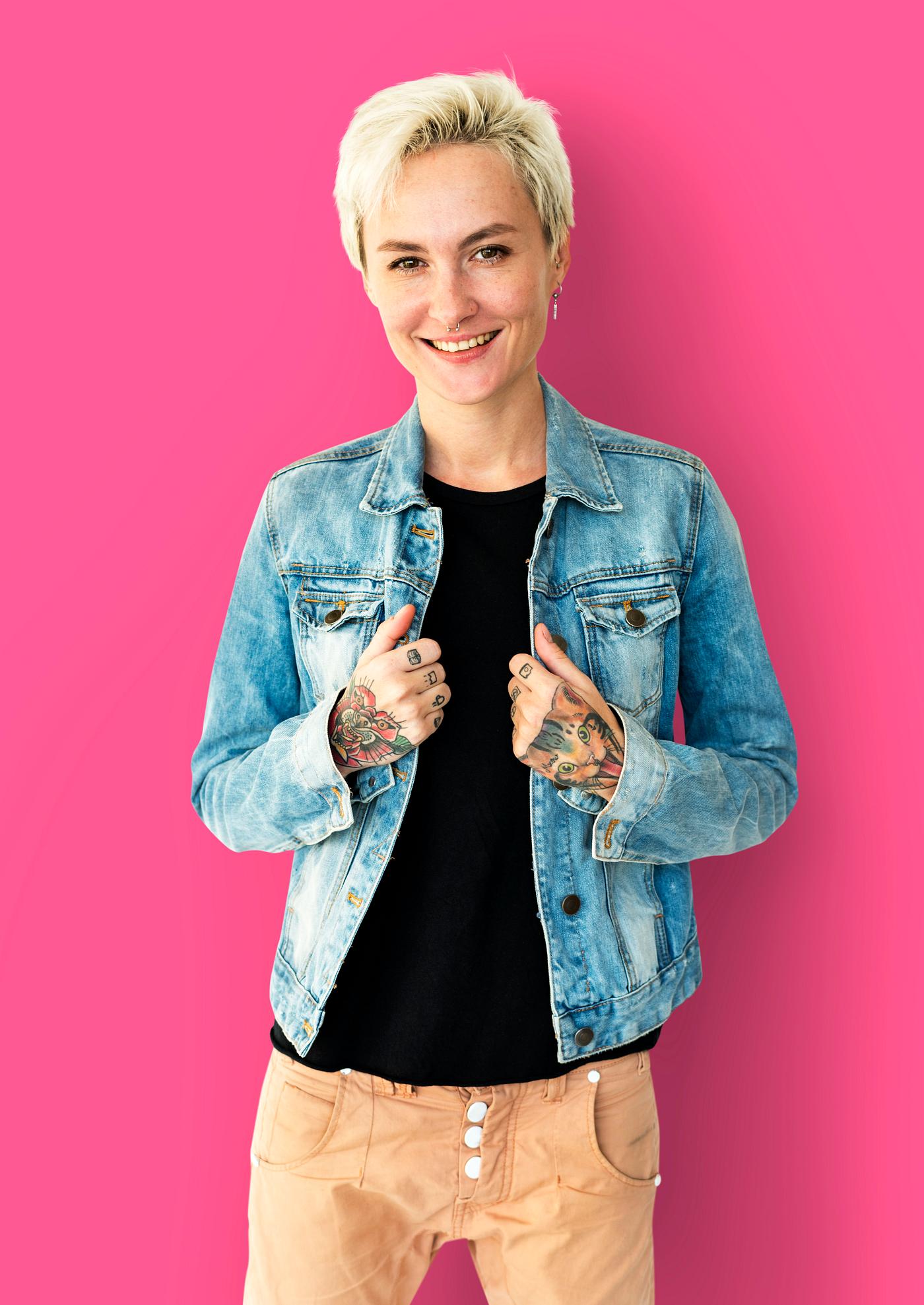 studio, model, person, people, race, caucasian, staring, style, solo, woman, lifestyle, casual, tattoo, jacket, isolated,... studio, model, person, people, race, caucasian, staring, style, solo, woman, lifestyle, casual, tattoo, jacket, isolated,...