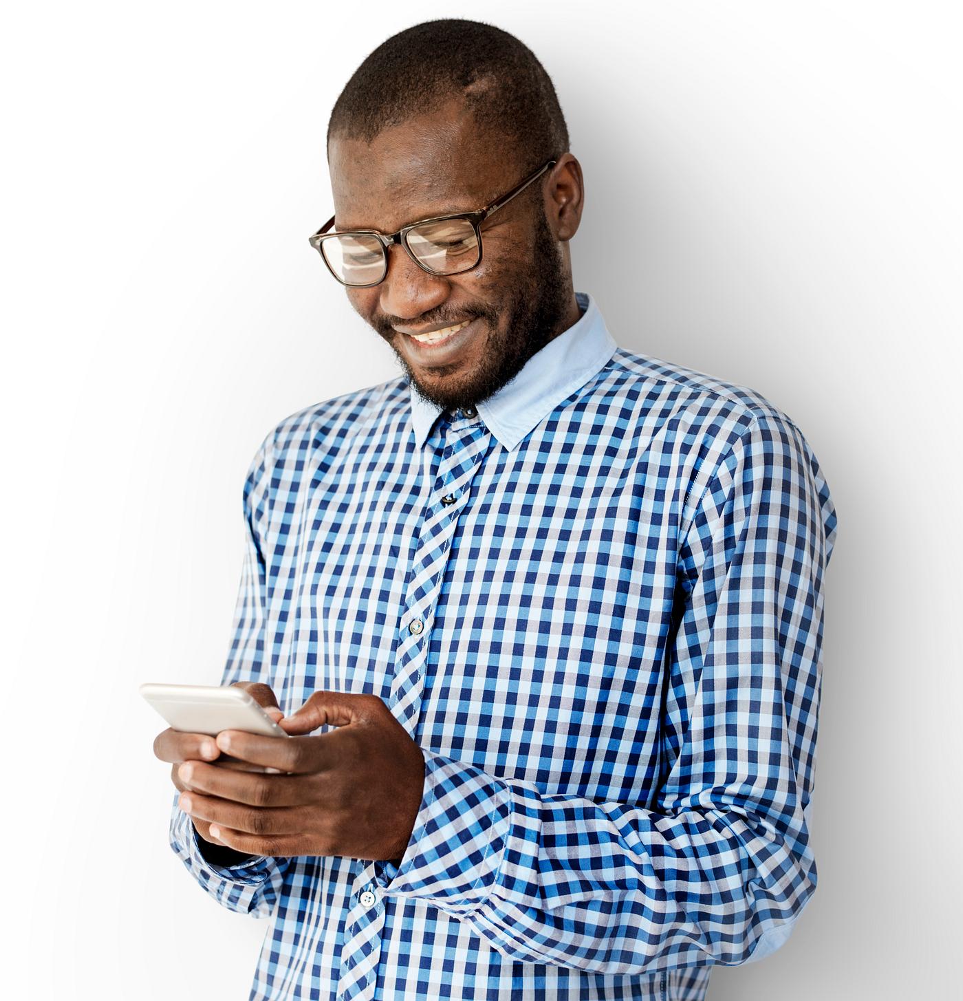 studio, model, person, technology, african, people, race, style, solo, lifestyle, casual, eyeglasses, smiling, man, shirt,... studio, model, person, technology, african, people, race, style, solo, lifestyle, casual, eyeglasses, smiling, man, shirt,...