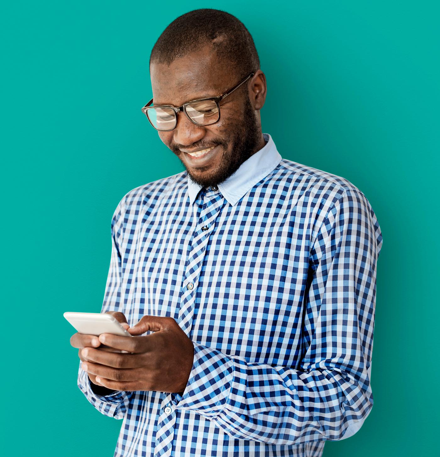 studio, model, person, technology, african, people, race, style, solo, lifestyle, casual, eyeglasses, smiling, man, shirt,... studio, model, person, technology, african, people, race, style, solo, lifestyle, casual, eyeglasses, smiling, man, shirt,...