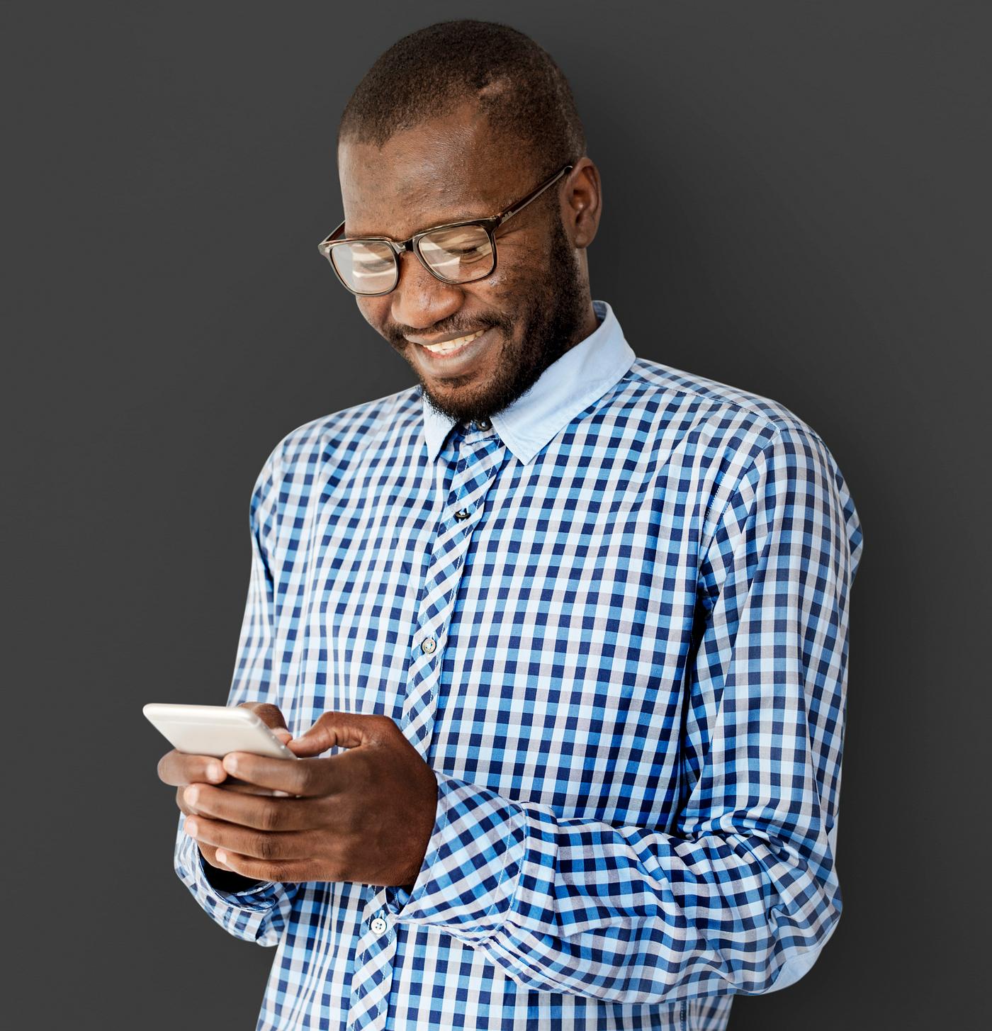 studio, model, person, technology, african, people, race, style, solo, lifestyle, casual, eyeglasses, smiling, man, shirt,... studio, model, person, technology, african, people, race, style, solo, lifestyle, casual, eyeglasses, smiling, man, shirt,...