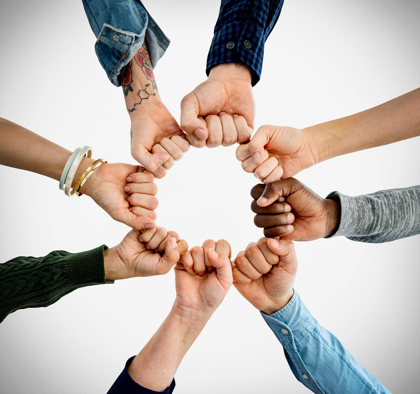 fist, assemble, bare hand, circle, community, connection, cooperation, corporate, fist bump, friends, friendship, greeting,... fist, assemble, bare hand, circle, community, connection, cooperation, corporate, fist bump, friends, friendship, greeting,...
