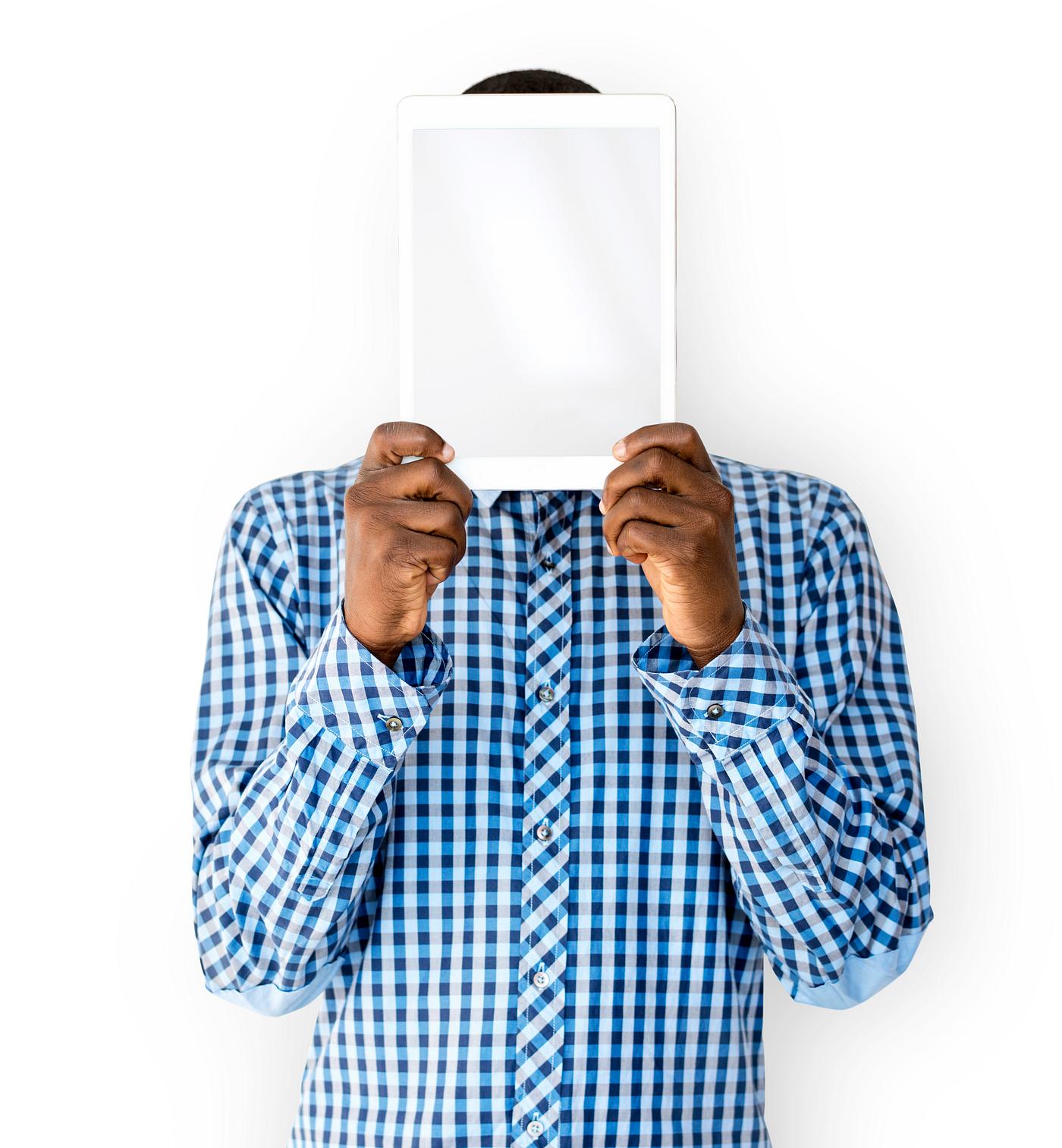 studio, digital device, face, copy space, person, technology, isolated on white, show, people, placard, wireless, hands,... studio, digital device, face, copy space, person, technology, isolated on white, show, people, placard, wireless, hands,...