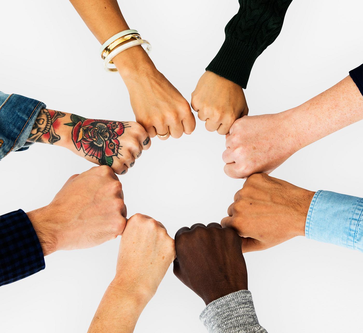 expression, person, diverse, fists, round, people, together, caucasian, teamwork, friends, deal, woman, friendship, power,... expression, person, diverse, fists, round, people, together, caucasian, teamwork, friends, deal, woman, friendship, power,...