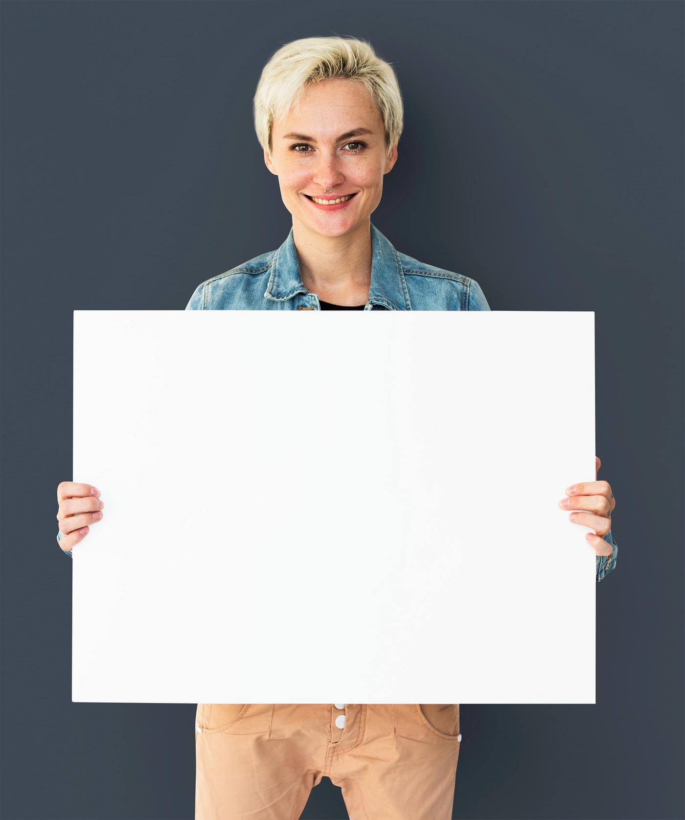 expression, studio, person, show, recreation, people, caucasian, placard, solo, communicate, woman, lifestyle, empty, smile... expression, studio, person, show, recreation, people, caucasian, placard, solo, communicate, woman, lifestyle, empty, smile...