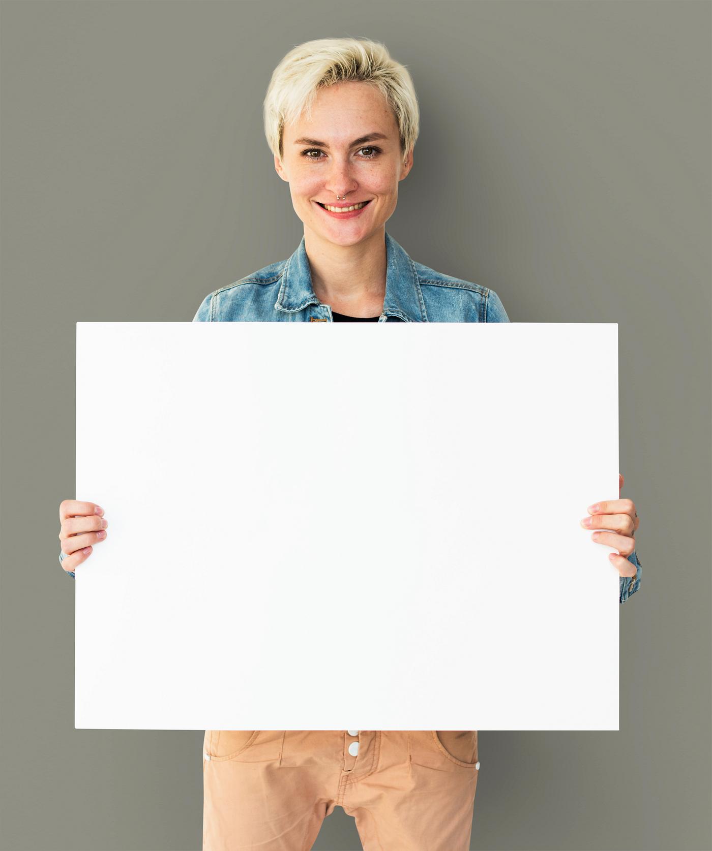 expression, studio, person, show, recreation, people, caucasian, placard, solo, communicate, woman, lifestyle, empty, smile... expression, studio, person, show, recreation, people, caucasian, placard, solo, communicate, woman, lifestyle, empty, smile...