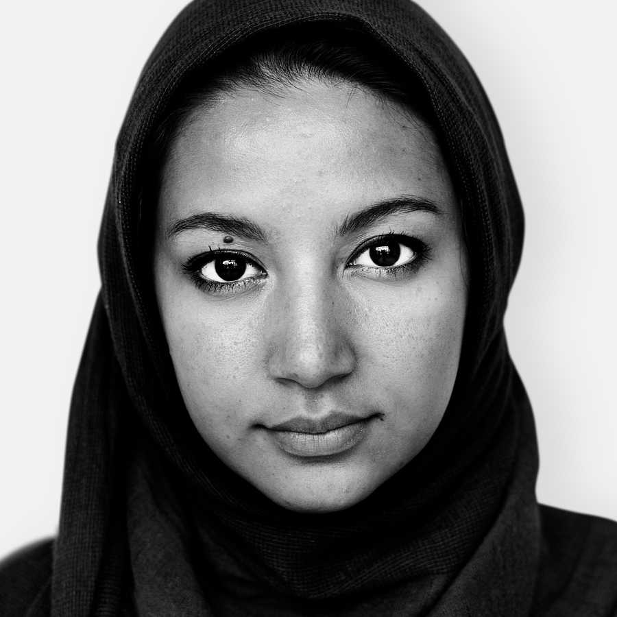 Portrait of an Iranian woman Portrait of an Iranian woman - alone, arab, arabian, arabic, black and white, culture, emotion, expression, face, feeling…