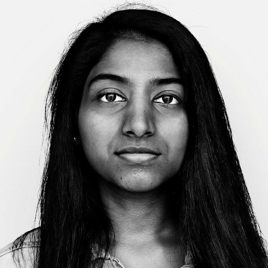 Portrait of an Indian Woman Portrait of an Indian Woman - alone, asia, asian, black and white, emotion, expression, face, feeling, girl, grayscale…