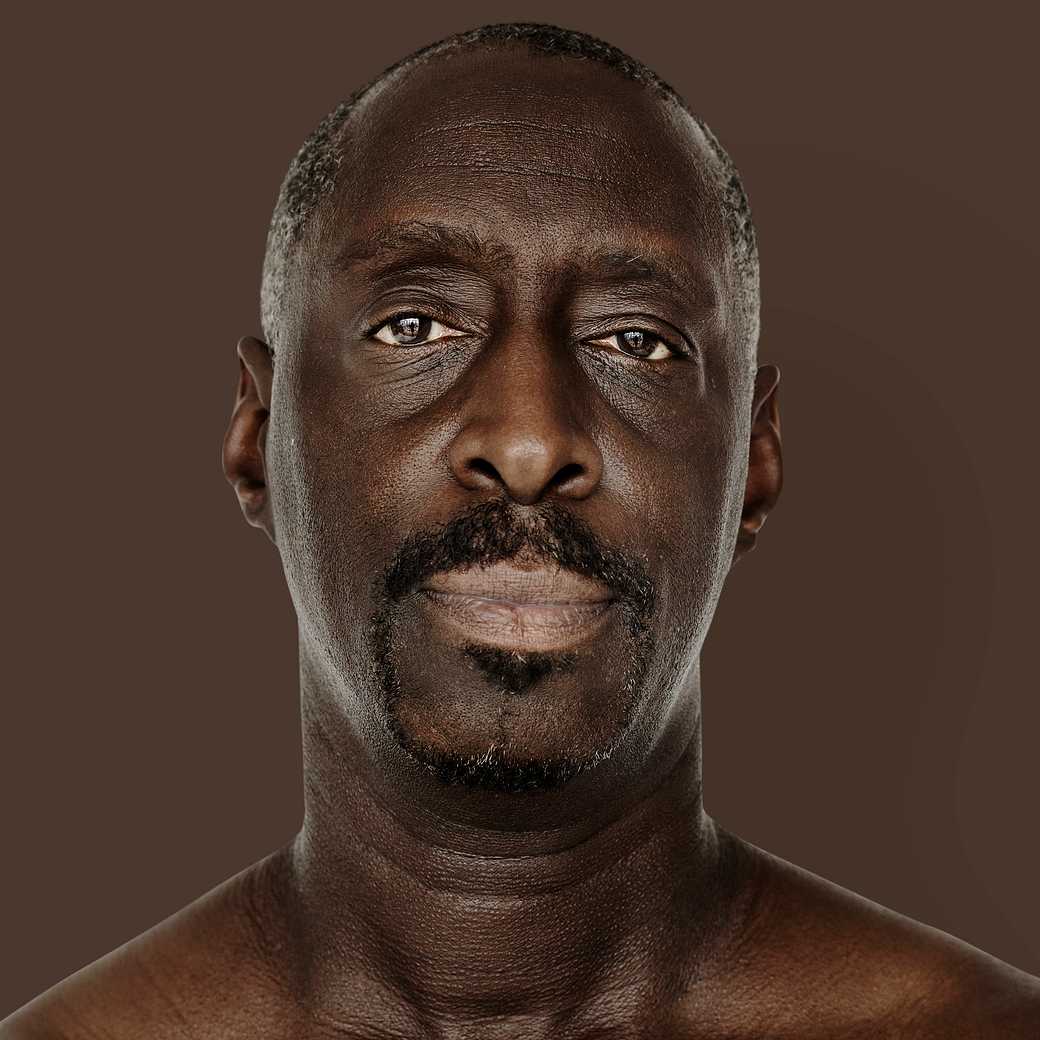 Portrait of an African American man isolated Portrait of an African American man isolated - african, african american, african descent, alone, america, american, beard…