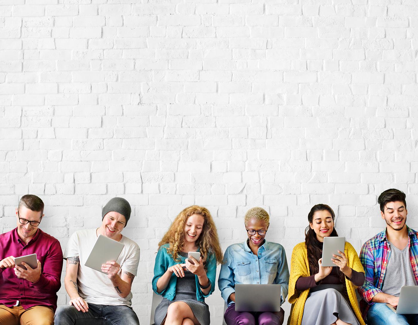 brick wall, academic, adult, african descent, body, boys, casual, chairs, closeness, colleagues, connecting, device, digital... brick wall, academic, adult, african descent, body, boys, casual, chairs, closeness, colleagues, connecting, device, digital...