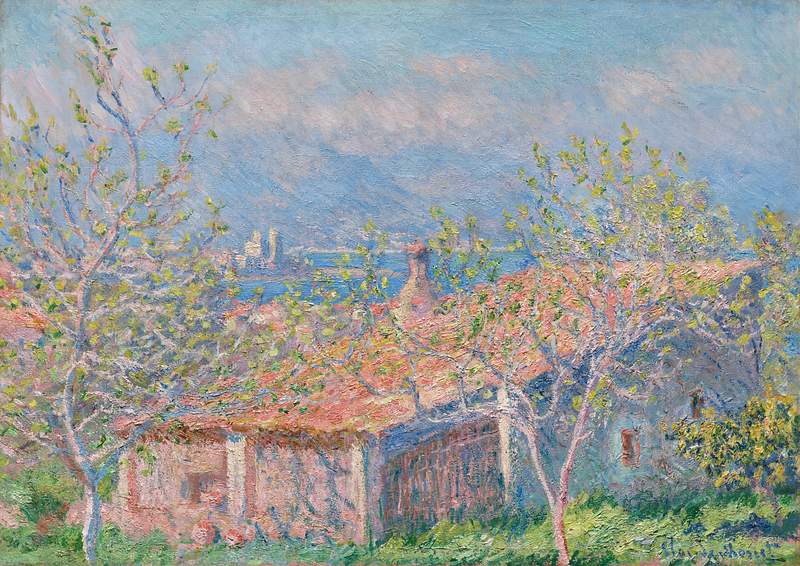 Gardener's House at Antibes (1888) by Claude Monet. Original from The Cleveland Museum of Art. Digitally enhanced by…