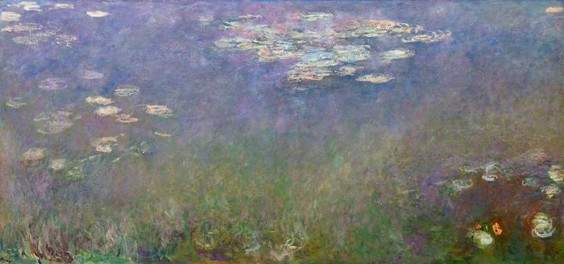 Water Lilies by Claude Monet | Free public domain illustration Water Lilies (Agapanthus) (c.1915–1926) by Claude Monet. Original from The Cleveland Museum of Art. Digitally enhanced…