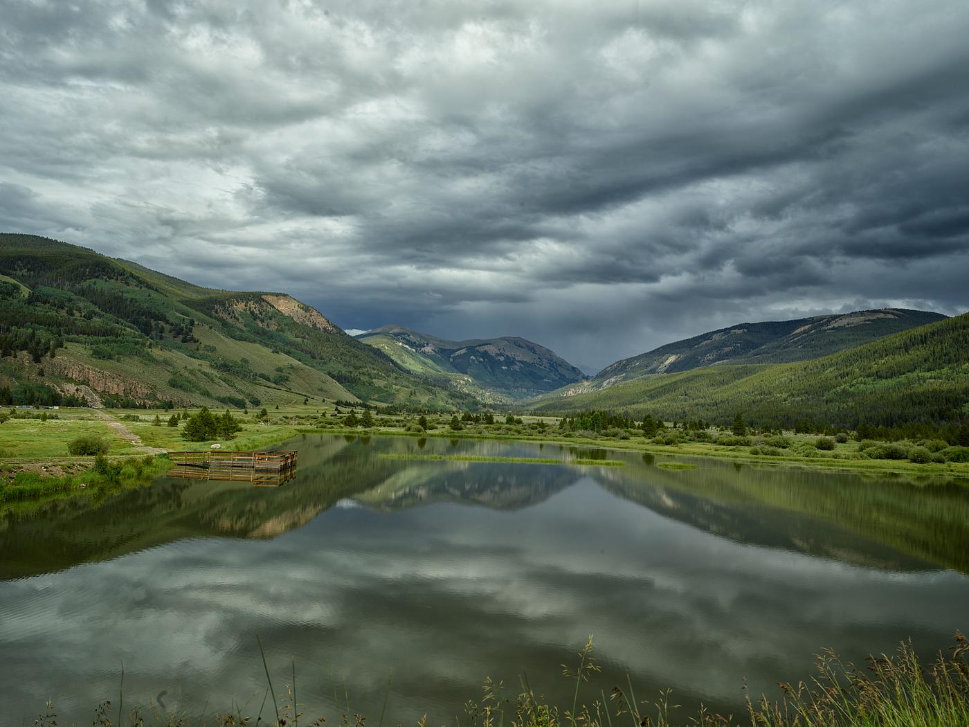 Carol M. Highsmith’s Colorado Photograph Camp Hale Pond, near the headwaters of the Eagle River in Eagle County, Colorado's Upper Eagle River Canyon. Original...