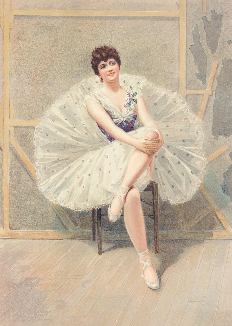 Vintage illustration "The belle of the ballet" published in 1899 by Julius Mendes. Original from New York public library. Digitally enhanced by rawpixel. Vintage illustration "The belle of the ballet" published in 1899 by Julius Mendes. Original from New York public library.…