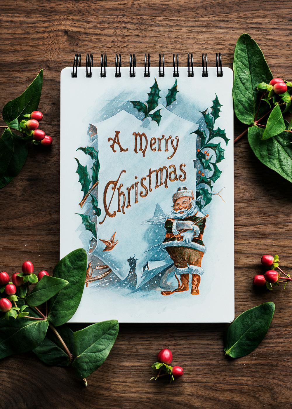 Christmas design space wallpaper | Royalty free stock photo - 296397