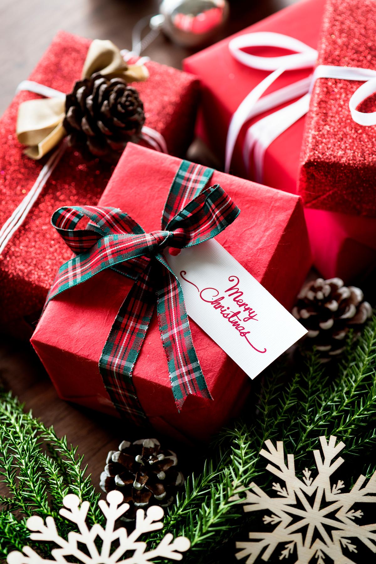 Christmas holiday greeting design mockup | Free stock psd mockup - 516363