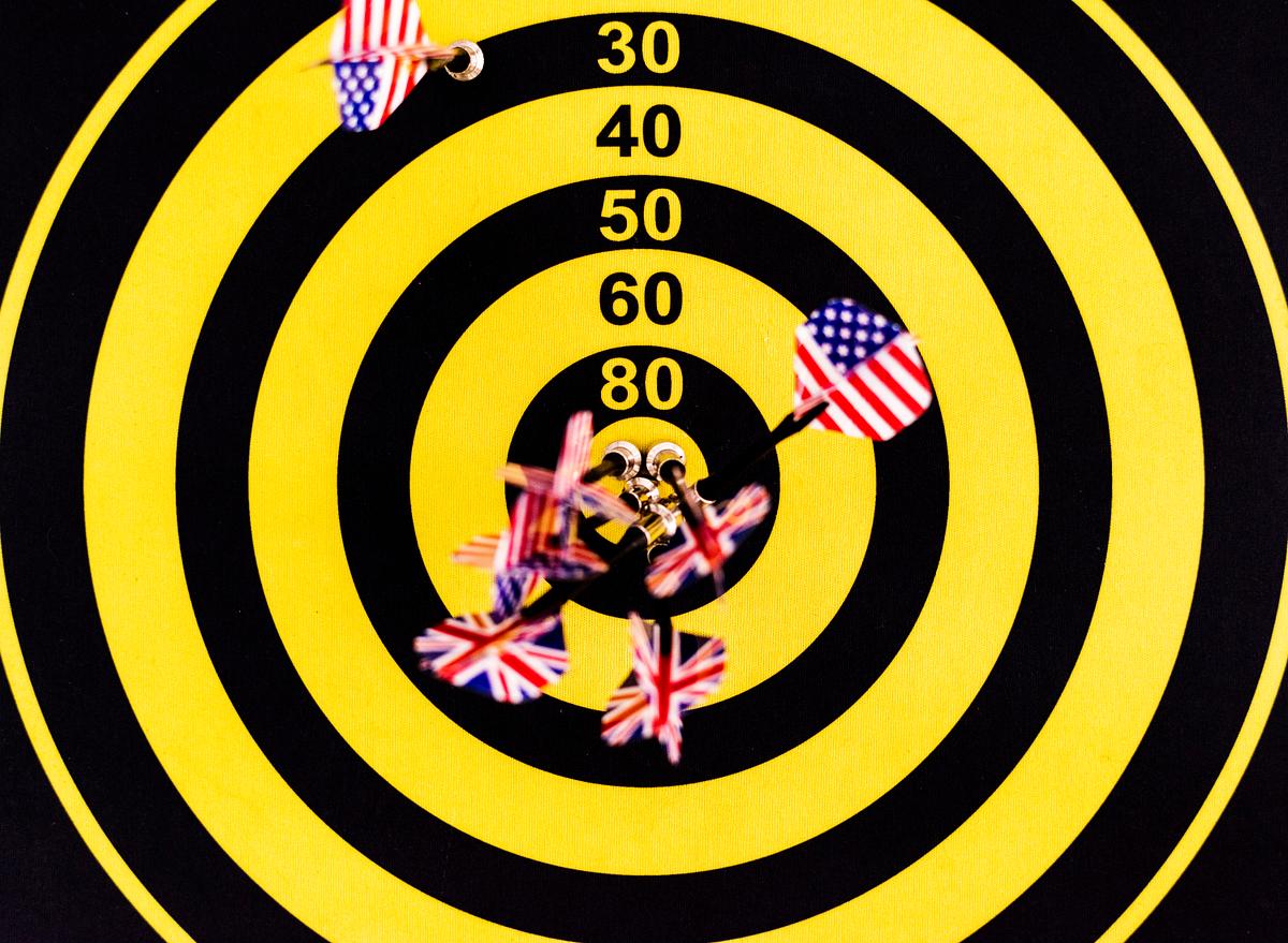 Bullseye Score On A Dartboard bullseye-score-on-a-dartboard