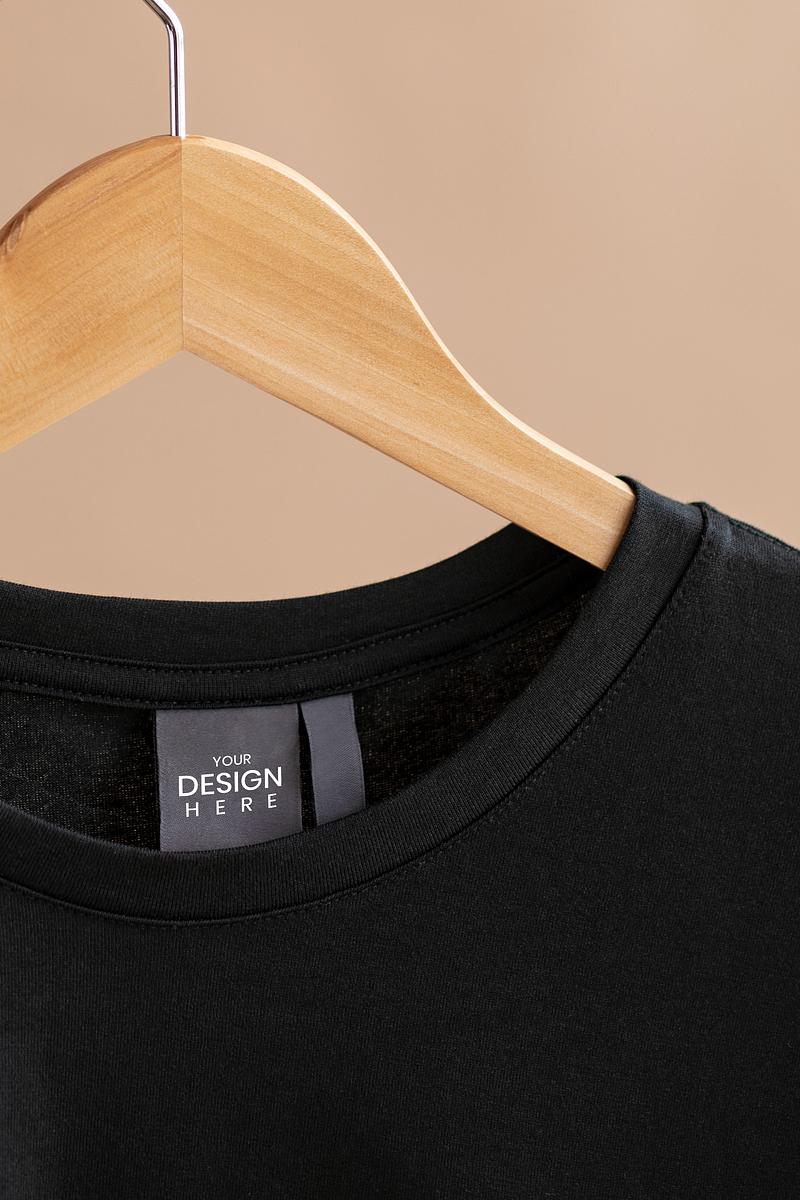 Download Black Plain Tee Mockup Royalty Free Stock Psd Mockup High Resolution Design