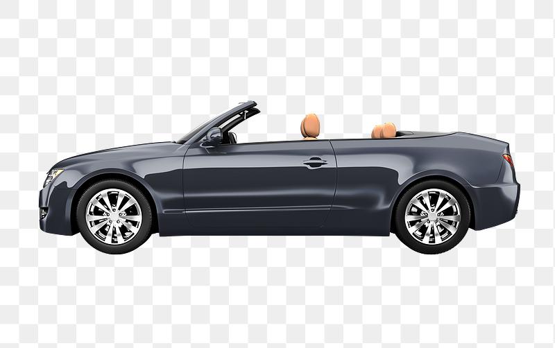 Hand Drawn Convertible Car Illustration Free Vector 445113