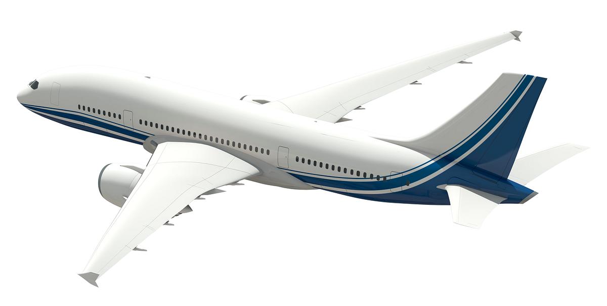 Download Three dimensional image of an airplane | Royalty free stock psd mockup - 322481
