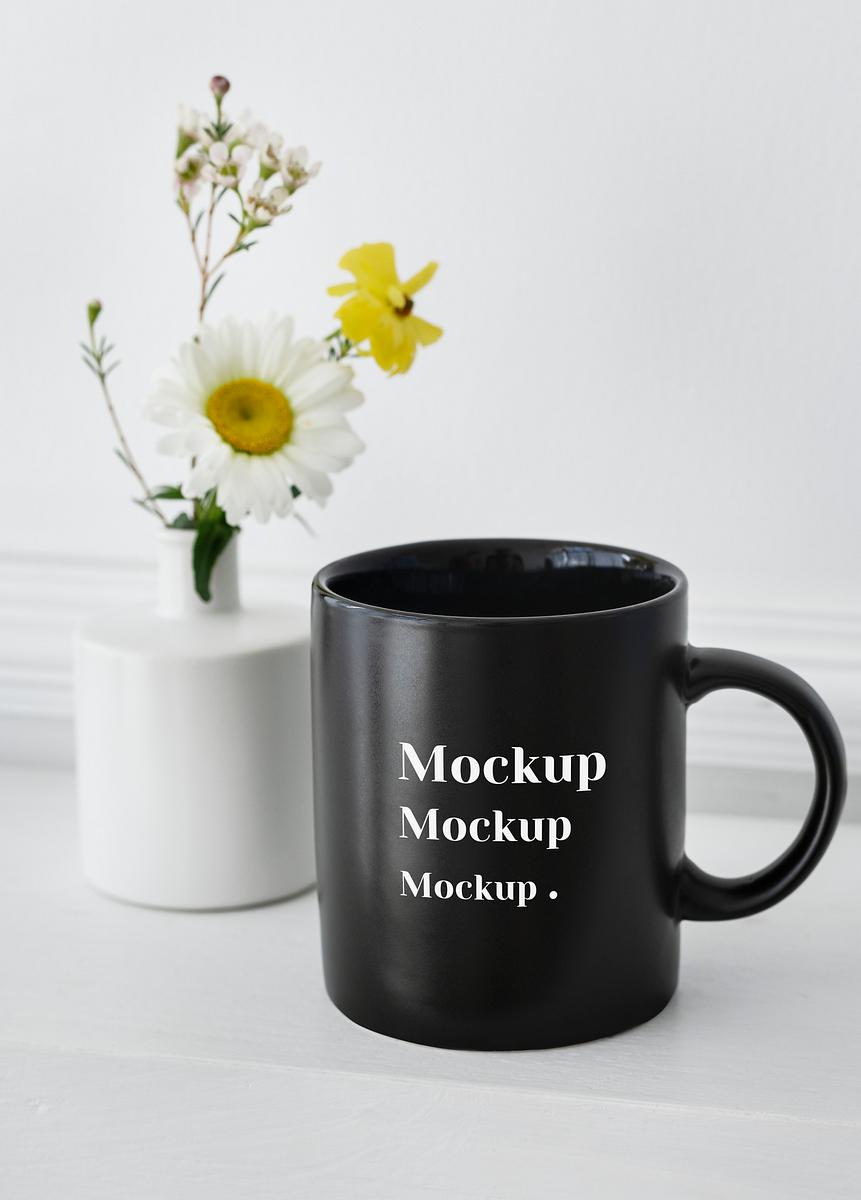 Download Black Coffee Mug Mockup Royalty Free Stock Psd Mockup High Resolution Design