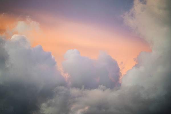 Pink Clouds Background Royalty Free Photo