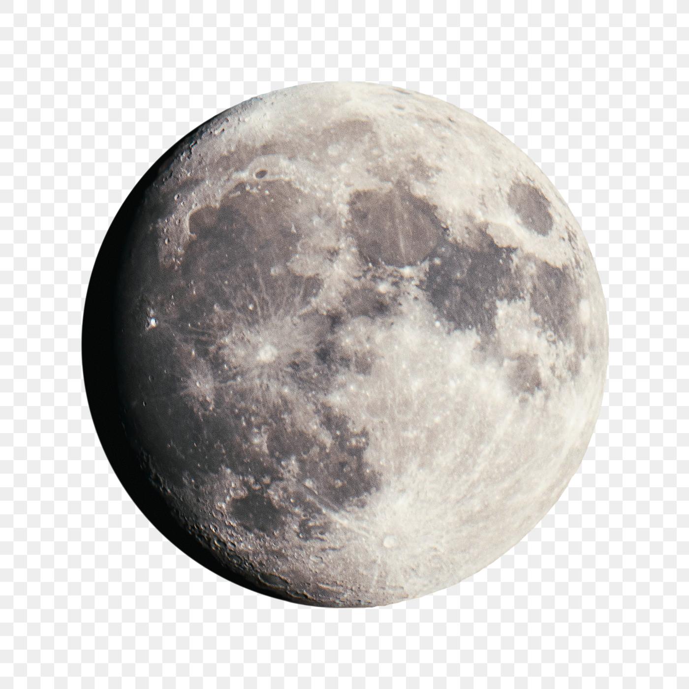 Waxing gibbous Moon png | Free transparent png - 2241595