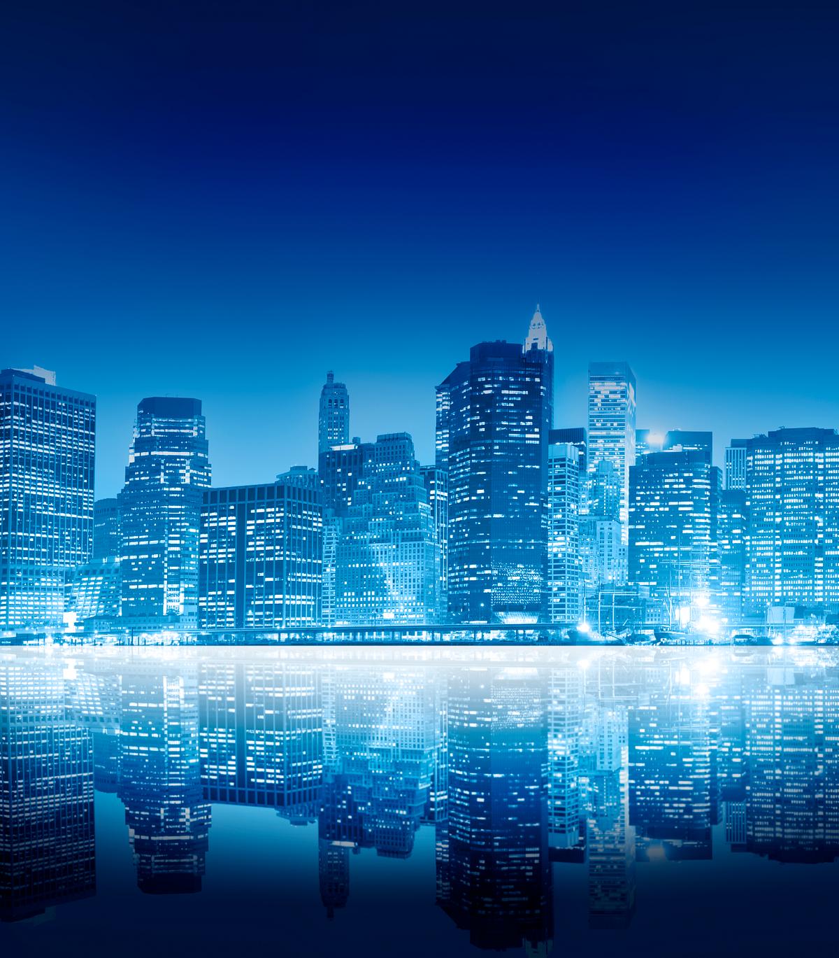 a view of new york city at night time royalty free stock free templates for christmas