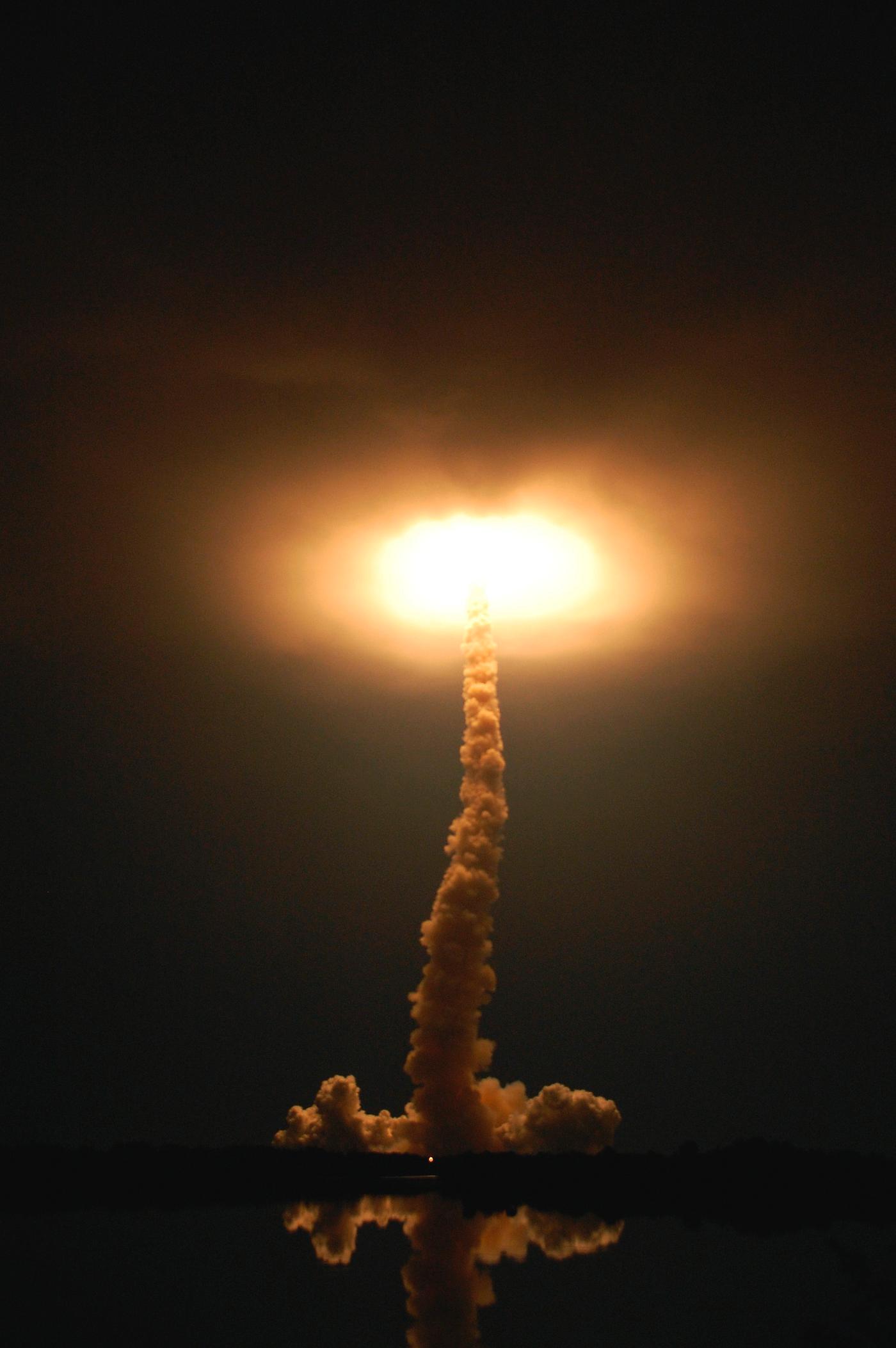 Space shuttle Endeavour lifts off Launch Pad 39A at NASA's Kennedy Space Center on the STS-123 mission. Original from... Space shuttle Endeavour lifts off Launch Pad 39A at NASA's Kennedy Space Center on the STS-123 mission. Original from...