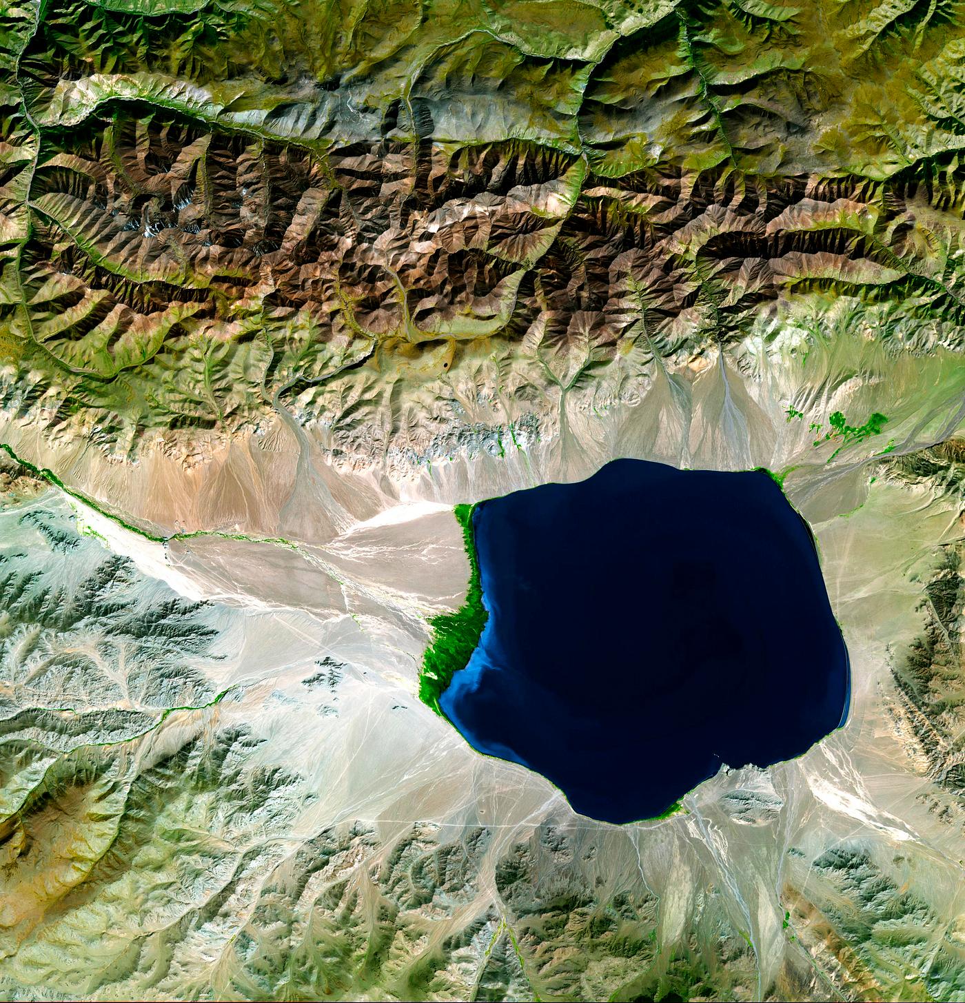 The Uvs Nuur Basin in Mongolia and the Russian Federation. Original from NASA. Digitally enhanced by rawpixel. The Uvs Nuur Basin in Mongolia and the Russian Federation. Original from NASA. Digitally enhanced by rawpixel.