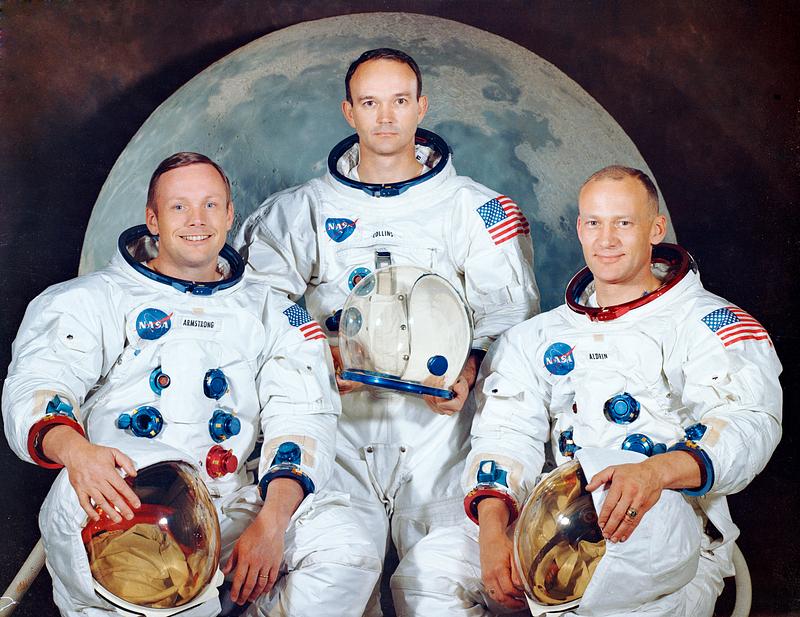 Apollo 11 astronauts The official crew portrait of the Apollo 11 astronauts from left to right are: Neil A. Armstrong, Commander; Michael Collins…