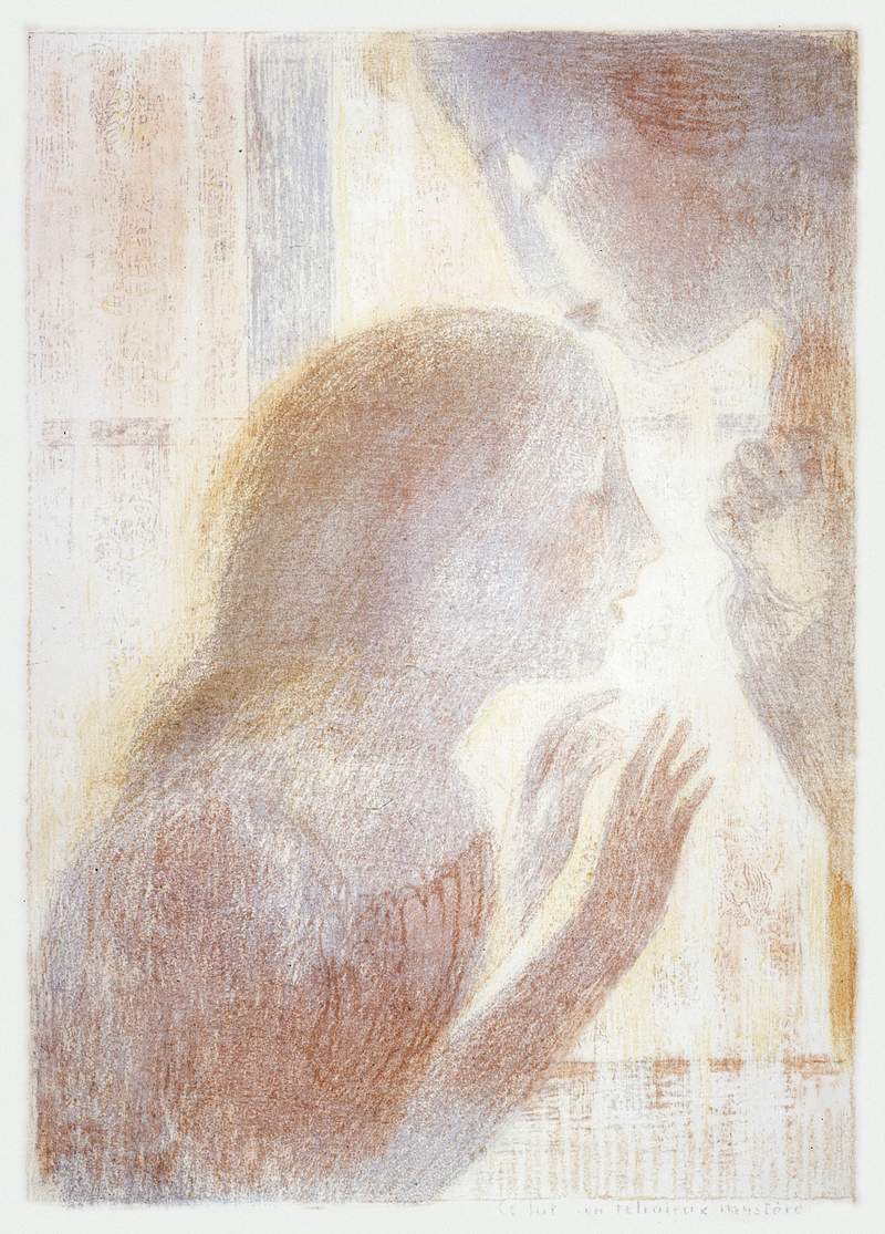 It was a religious mystery (Ce fut un religieux mystère (ca.1897–1899) print in high resolution by Maurice…