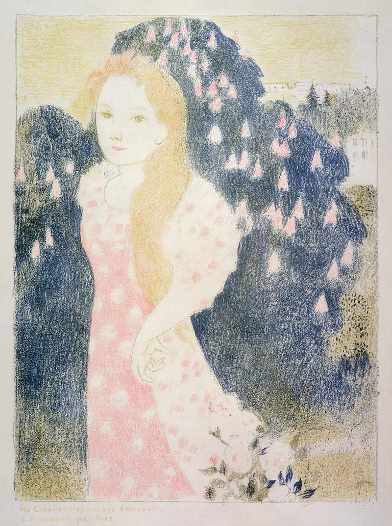 The twilight has a softness of old paint (Les crépuscules ont une douceur d'ancienne peinture) (ca.1897-1899) print in…