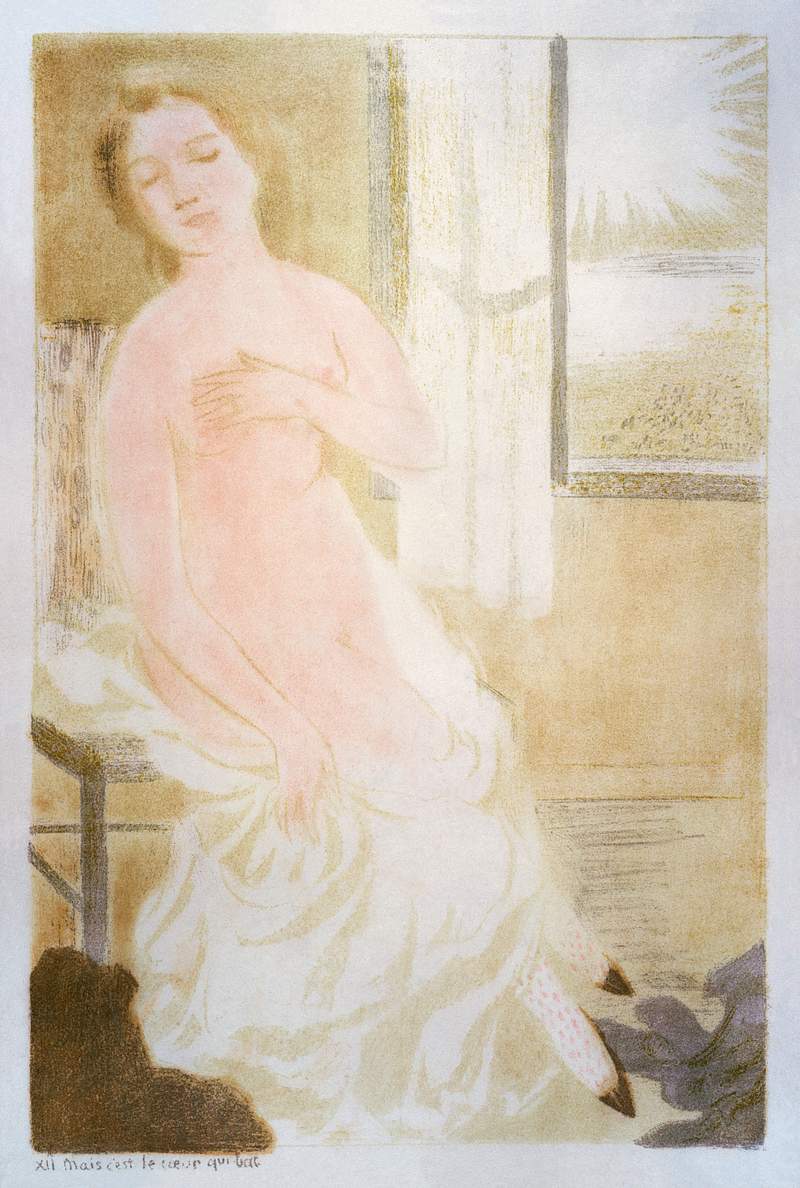 But it's the heart that beats too fast (Mais c'est le coeur qui bat trop vite) (ca.1897–1899) print in high resolution…