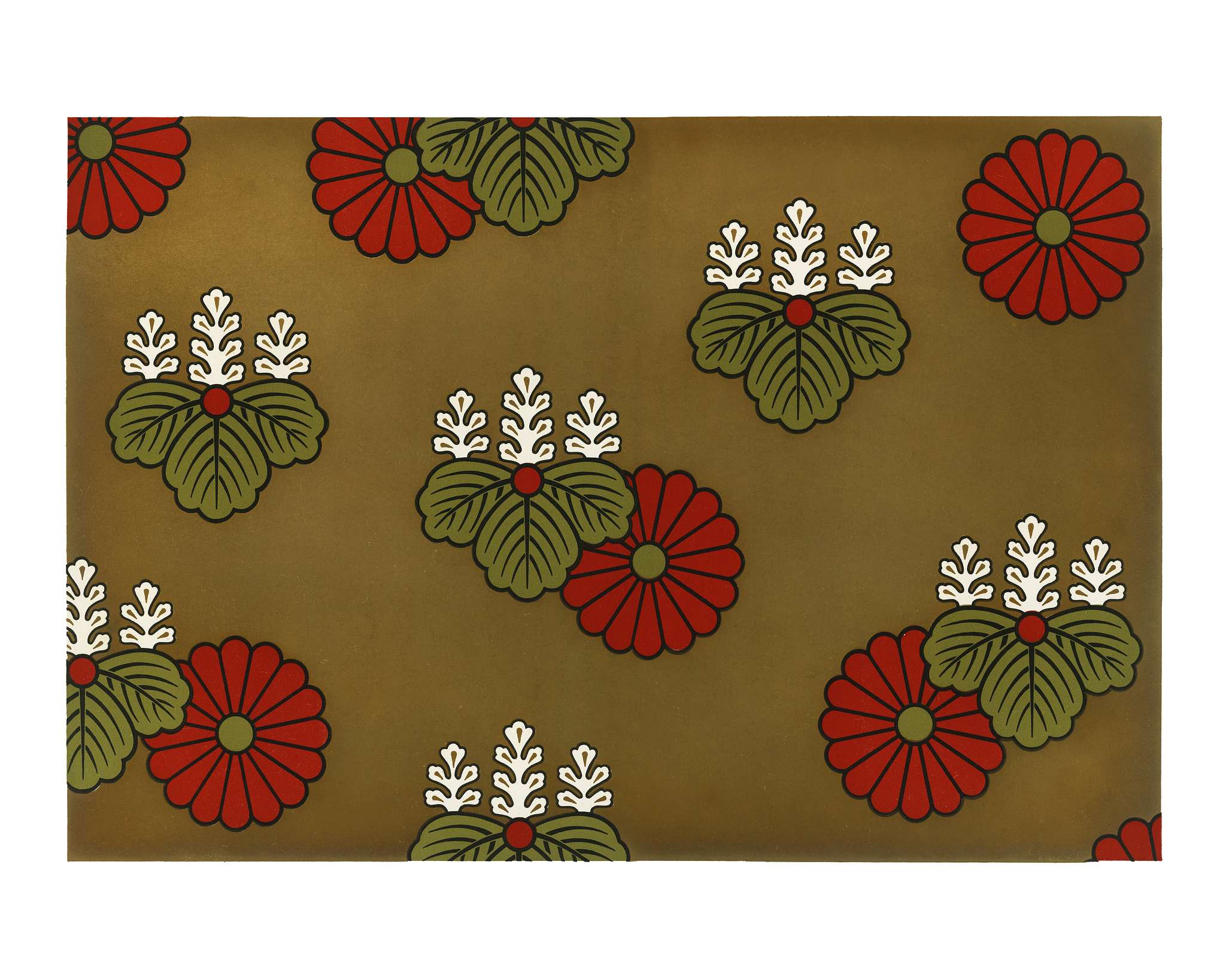 Floral designs Japanese imperial crests Japanese antique pattern from The Practical Decorator and Ornamentist (1892) by G.A... Floral designs Japanese imperial crests Japanese antique pattern from The Practical Decorator and Ornamentist (1892) by G.A...
