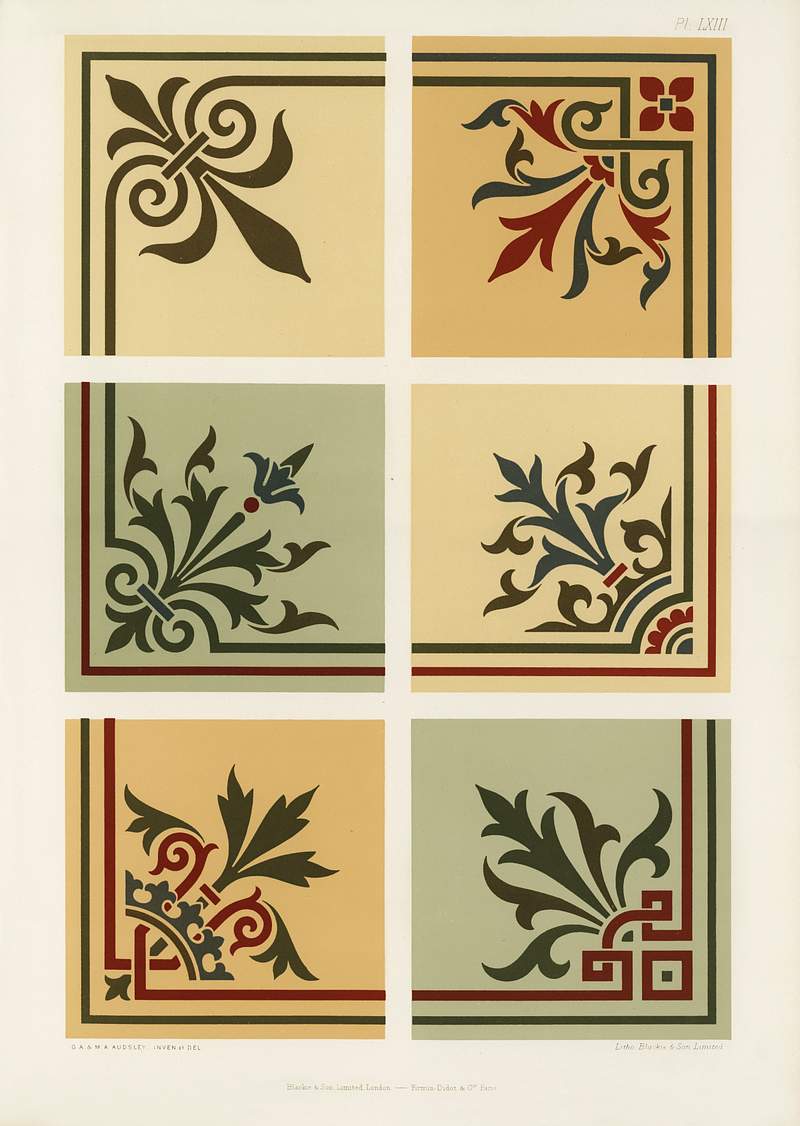 Renaissance pattern from the practical decorator and ornamentist 1892 Renaissance pattern from the practical decorator and ornamentist 1892