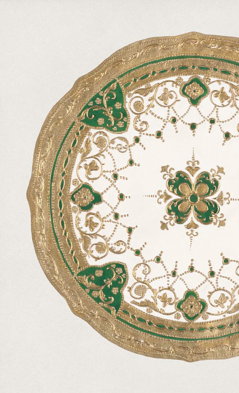 Design for a Plate (1880-1910) painting in high resolution by Noritake Factory. Original from The Smithsonian Institution.…
