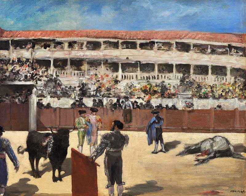 Bullfight (1865–1866) painting in high resolution by Édouard Manet. Original from The Art Institute of Chicago.…