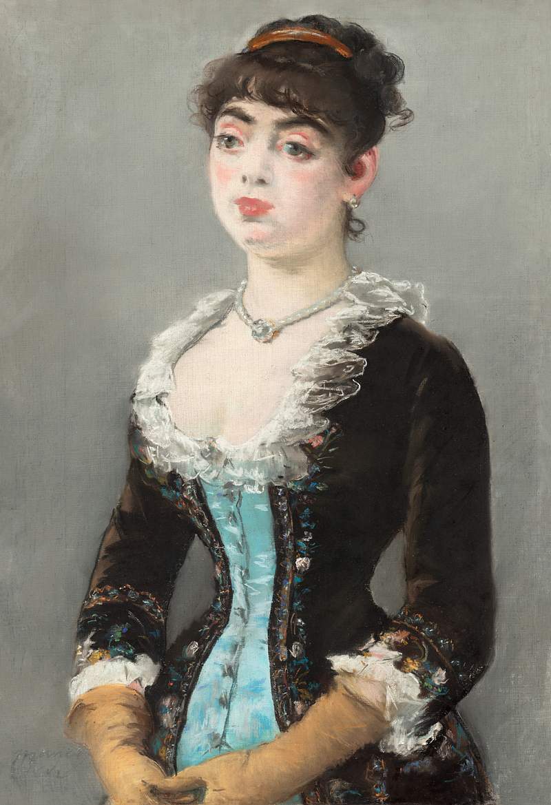 Madame Michel–Lévy (1882) painting in high resolution by Édouard Manet. Original from The National…