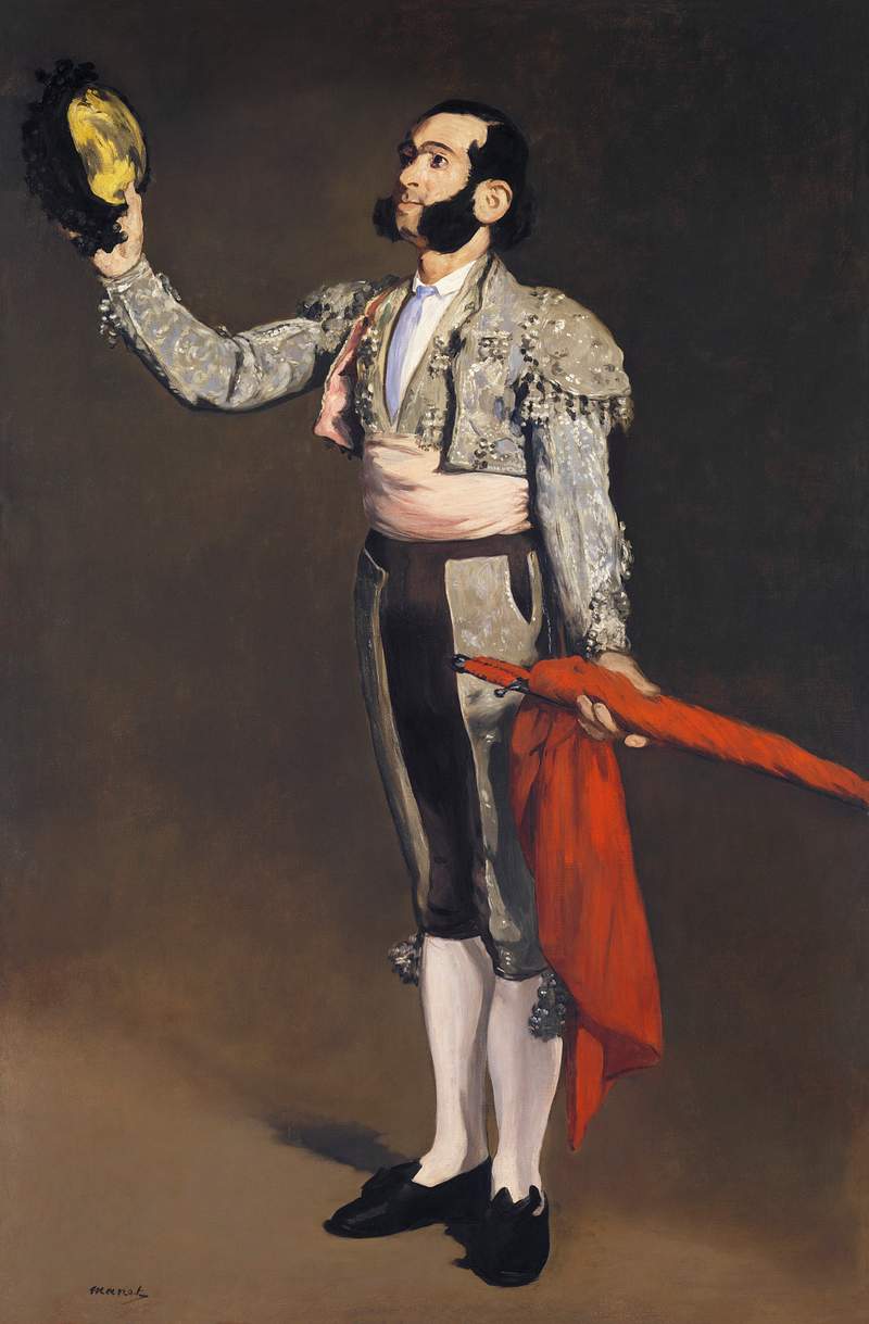 A Matador (1866–67) painting in high resolution by Édouard Manet. Original from The MET. Digitally enhanced by…