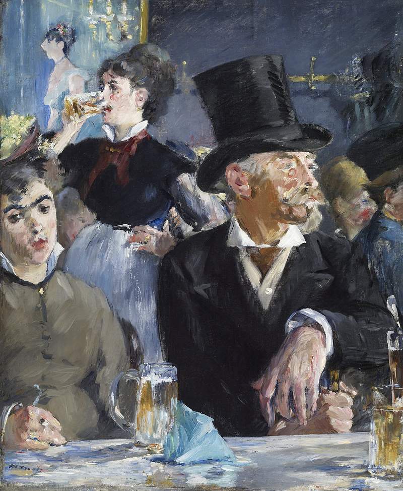 The Café Concert (ca.1879) painting in high resolution by Edouard Manet. Original from The Walters Art Museum. Digitally…