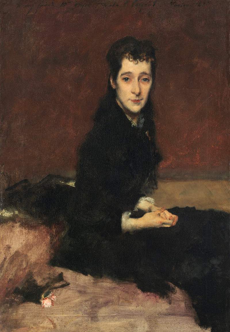 Mrs. Charles Gifford Dyer (Mary Anthony) (1880) by John Singer Sargent. Original from The Art Institute of Chicago. Digitally…